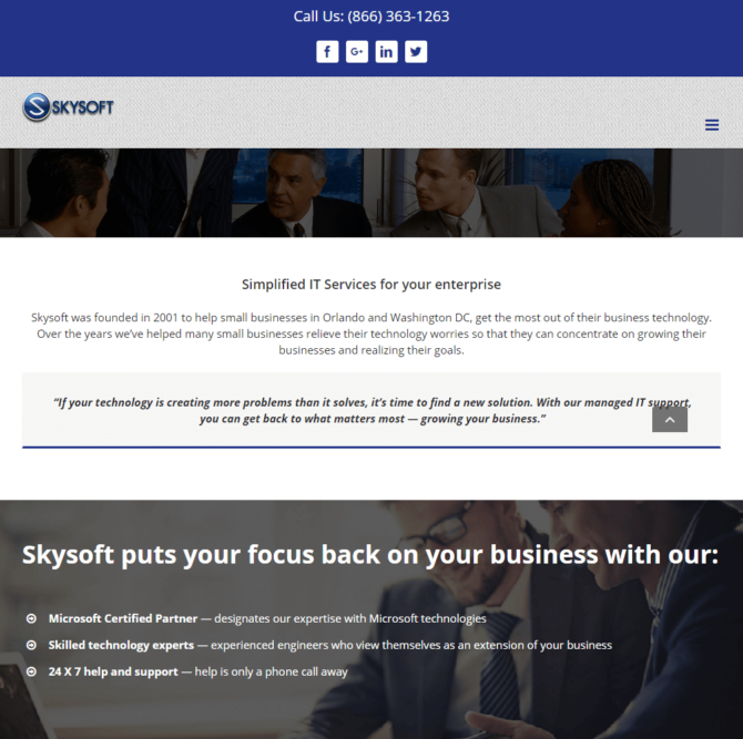 BlueSkyEMR - IT Services - Screenshot