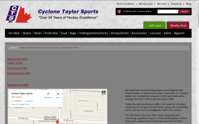 Cyclone Taylor - Contact