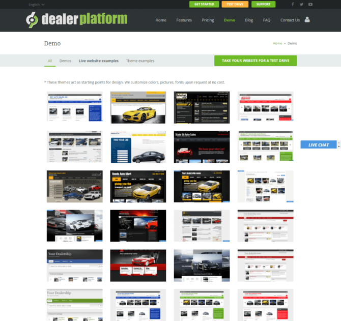 Dealers Platform - Demo - Screenshot