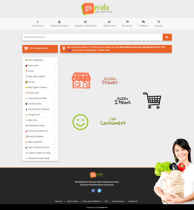 GoEcoloMarketplace- Shopping - Screenshot