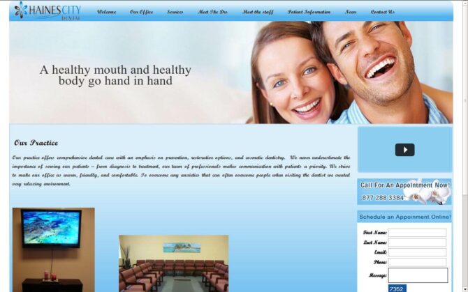 Haines City Dental - Our Practice - Screenshot