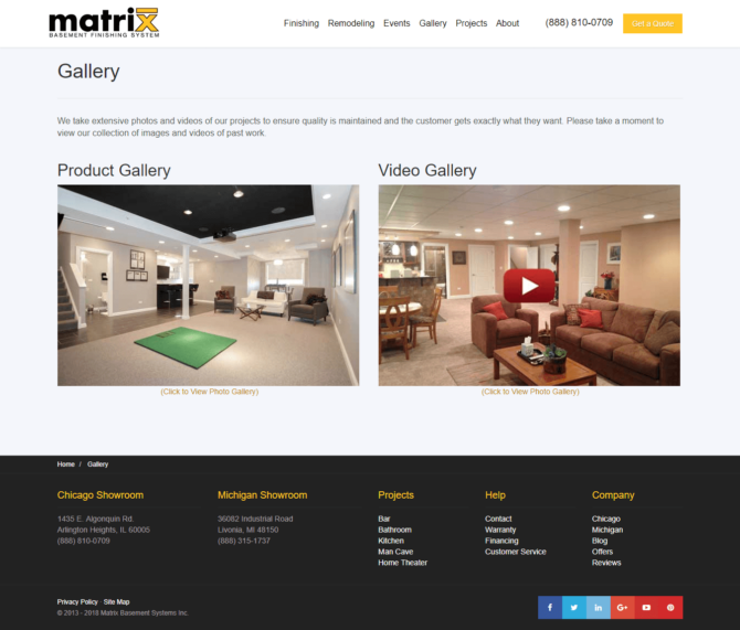 Matrix Marketing Slicks - Gallery - Screenshot