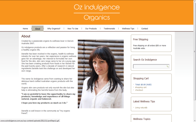 Ozindulgence - About - Screenshot
