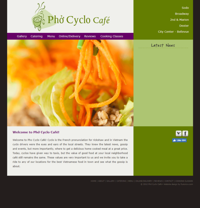 Pho Cyclo - News - Screen