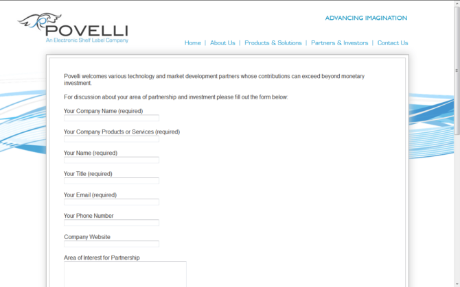 Povelli - Form - Screenshot