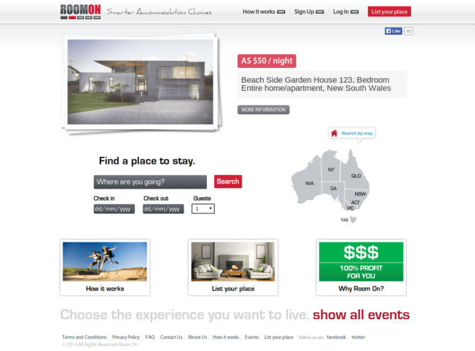 RoomOn Rental Marketplace - Screenshot