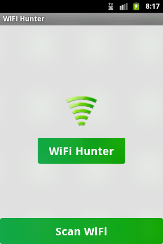 Wifi Hunter App - Hunter - Screen