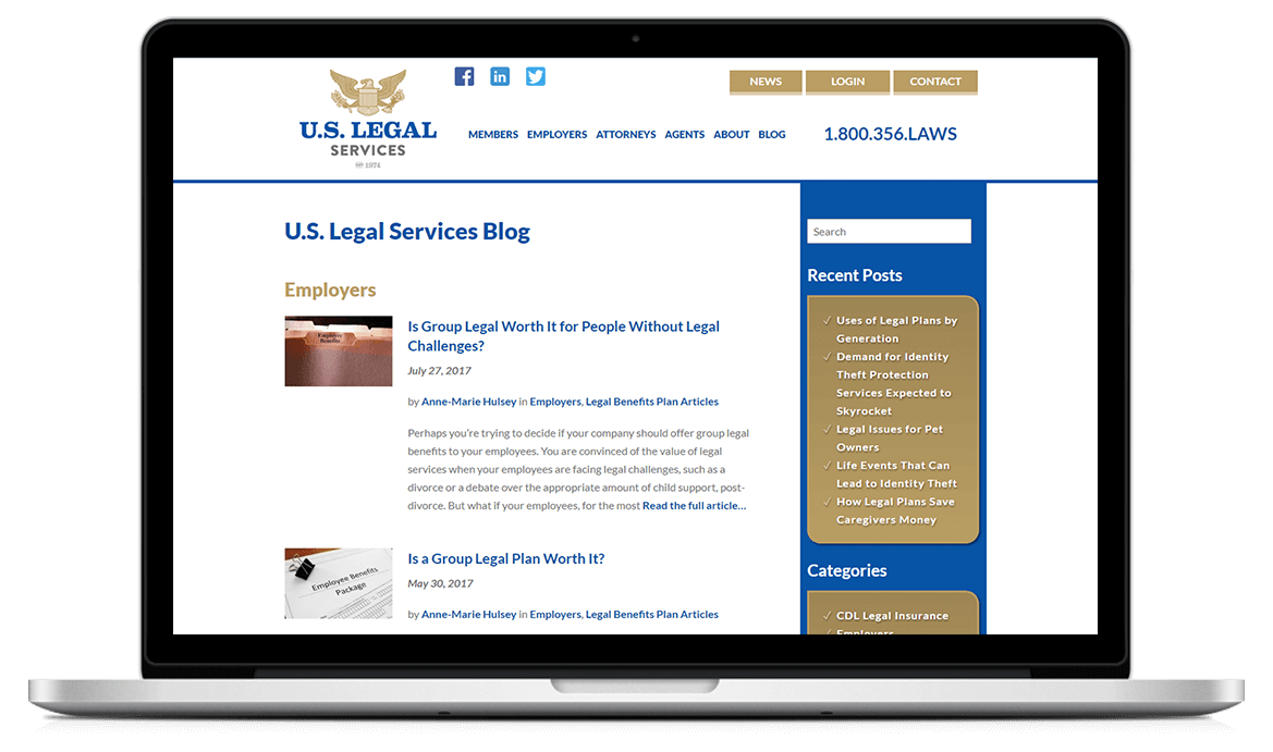 USL - Blog - Screenshot