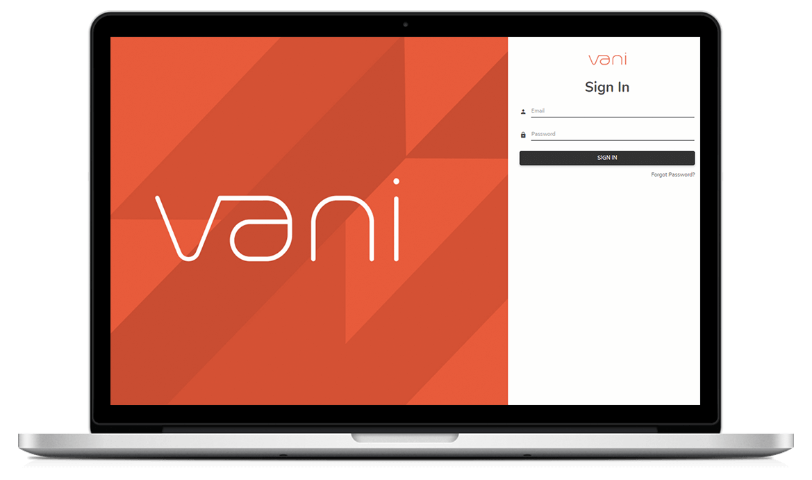 Vani - Signin - Screenshot