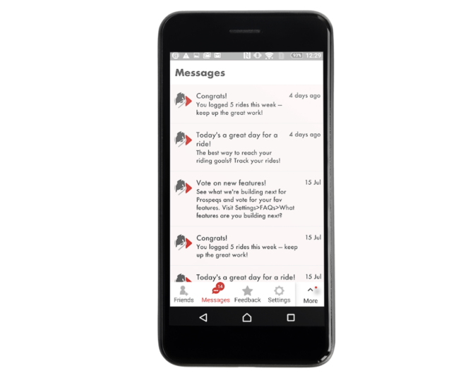 Prospeqs - Messages Screen